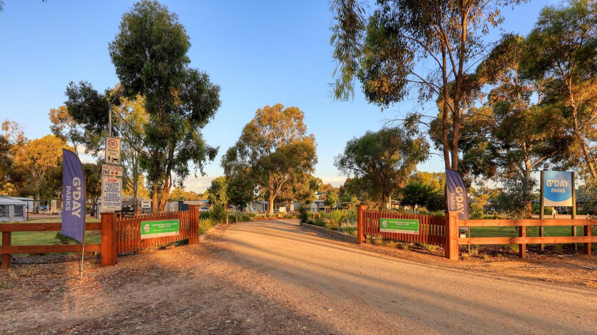 Yarrawonga Riverlands Tourist Park المظهر الخارجي الصورة